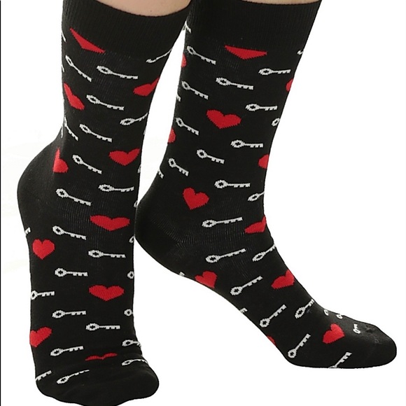 Happy Socks Other - !!! Sold out !!!  Happy Socks Hearts and Keys The Key To My Heart Men 9-11
